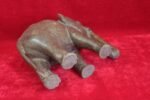 RARE OLD VINTAGE HAND CARVED WOODEN ELEPHANT ANTIQUE DECOR COLLECTIBLE - Image 5