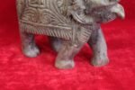Wooden Elephant Figure Hand Carved Old Vintage Antique Rare Home Decor - Image 4