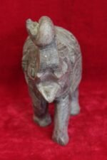 Wooden Elephant Figure Hand Carved Old Vintage Antique Rare Home Decor - Image 5