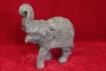 Wooden Elephant Figure Hand Carved Old Vintage Antique Rare Home Decor - Image 6