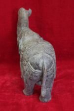 Wooden Elephant Figure Hand Carved Old Vintage Antique Rare Home Decor - Image 7