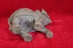 Wooden Elephant Figure Hand Carved Old Vintage Antique Rare Home Decor - Image 8
