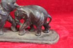 Wooden Elephant Figure Old Vintage Antique Wooden Hand Carved Home Decor - Image 6