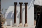 8.4 feet Indian Columns with Stone Base (Set of 3) - Image 2
