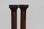 7.4 feet Teak Wood Antique Columns | Pair of Indian Pillars (Joined Pillar) – Your Home Furniture Store - Image 2