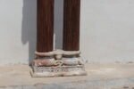 7.4 feet Teak Wood Antique Columns | Pair of Indian Pillars (Joined Pillar) – Your Home Furniture Store - Image 4