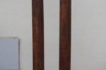 8.7 feet Teak Wood Antique Columns | Pair of Indian Pillars – Your Home Furniture Store - Image 3