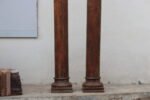 8.7 feet Teak Wood Antique Columns | Pair of Indian Pillars – Your Home Furniture Store - Image 4