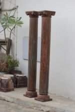 Heritage Teak Columns | Ornate Indian Pillar Duo-Your Home Furniture Store - Image 6