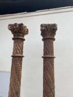 Antique Wooden Temple Supports | Indian Teak Columns- Your Homefurniture Store - Image 5