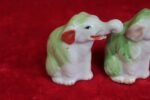 Set of 3 Porcelain Elephant Statues – Vintage Antique Style Gifts - Image 2
