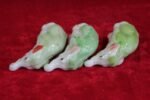Set of 3 Porcelain Elephant Statues – Vintage Antique Style Gifts - Image 7