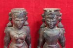 Wooden Male Female Figure 1900s Old Vintage Antique Collectible - Image 2