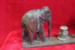Wooden Incense Stick Elephant Panel Old Vintage Figure Halloween Gifts - Image 2