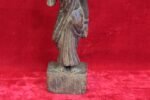 Wooden Female Panel Figure 1900s Old Vintage Halloween Gifts - Image 3