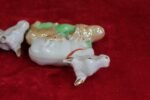 Antique Porcelain Cow Duo – Rare Farm Animal Collectible Figures - Image 6
