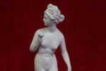 Vintage Porcelain Lady Figurine – Antique Toy Collectible, Halloween Display Decor - Image 2