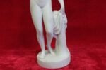 Vintage Porcelain Lady Figurine – Antique Toy Collectible, Halloween Display Decor - Image 3
