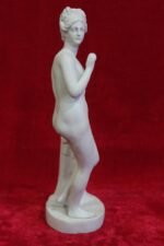 Vintage Porcelain Lady Figurine – Antique Toy Collectible, Halloween Display Decor - Image 4