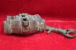 Old Vintage Iron Lock With Key Antique Home Decorative Collectible - Image 5