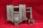 Iron Lock and Key Vintage Old Antique Home Decor Collectible