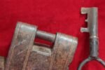 Iron Lock with Vintage Old Key Antique Home Decor Collectible - Image 2