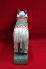 Wooden Nandi Figure Antique Vintage Indian Home Decor - Image 6