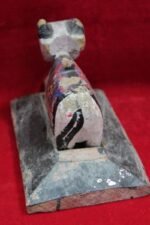 Wooden Nandi Figure Old Vintage Indian Carved Home Decorative Antique - Image 6