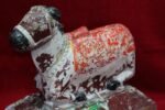 Wooden Nandi Figure Antique Vintage Handcrafted Old Home Decor - Image 2