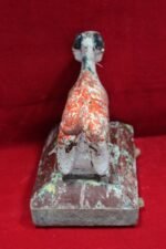 Wooden Nandi Figure Antique Vintage Handcrafted Old Home Decor - Image 6