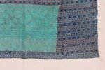 Vintage Kantha Quilt Wall Hanging – Handmade Reversible Tapestry Throw Blanket - Image 2