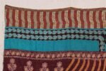 Vintage Kantha Quilt Wall Hanging – Handmade Reversible Tapestry Throw Blanket - Image 10