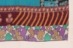 Vintage Kantha Quilt Wall Hanging – Handmade Reversible Tapestry Throw Blanket - Image 7