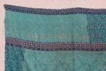 Vintage Kantha Quilt Wall Hanging – Handmade Reversible Tapestry Throw Blanket - Image 5