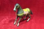 Vintage Wind-Up Tin Toy Horse – Lithographed Running & Jumping Collectible Antique - Image 2