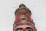 1900s Old Vintage Wooden Carved Doom Face - Image 2