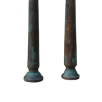 83" Indian Old Pillar Made Of Jack Wood | Antique Pillar Set of 2 - Image 2