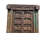 Haveli Door with Detailed Carving and Distress Color Finish - Image 3