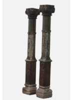 Pair of 85" Wooden Pillar, Enhance Your Home Décor with Exquisite Indian Columns - Image 6