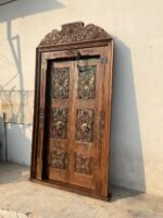 7.11 feet Large Traditional South Indian Door - Image 5