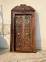 7.11 feet Large Traditional South Indian Door - Image 6