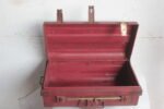 Iron Trunk Box Antique Old Vintage Brass Lock Trunk Storage Collectible - Image 2