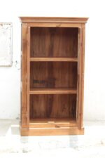 5 feet Wooden Carving Cabinet | Wooden Handcarved Sunflower Carving Almirah - Image 4