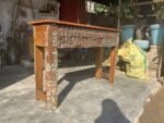 4.4 Feet Console Table with Intricate Carving Details - Image 8