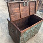 Heritage Trunk Adorn With Metal, and Wood Carving - Image 7