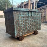 Heritage Trunk Adorn With Metal, and Wood Carving - Image 2