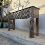 Wooden Traditional Console Table | TV Stand | Entryway Table - Image 4