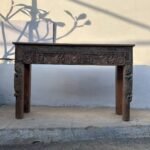 Wooden Traditional Console Table | TV Stand | Entryway Table - Image 5