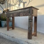 Wooden Traditional Console Table | TV Stand | Entryway Table - Image 2