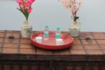 4.7 feet wide Vintage Teak Wood Coffee Table Trunk - Image 3